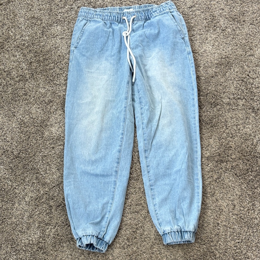 Forever 21 Denim Blue Joggers